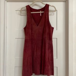 Free People Suede Dress - small